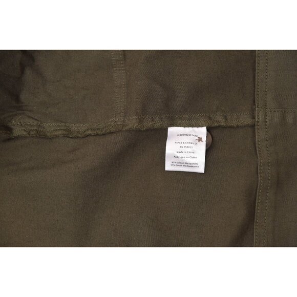 Veronica Beard Twill Army Green Mini Shirt Dress Size 0 Pockets - Picture 11 of 14